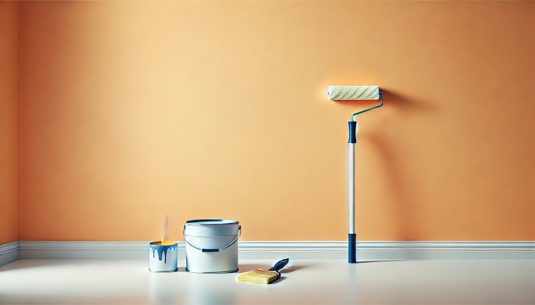 Bannière peinture mur